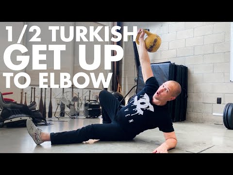 Kettlebell 1/2 Turkish Getup to Elbow