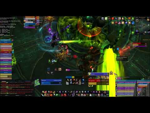 The Misty Moon Massive vs. Kin'garoth (Mythic) - Enhancement Shaman PoV (NO MUSIC)