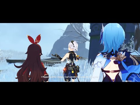 [Genshin Impact] Shadows Amidst Snowstorms: Act II - Albedo Event Avalance Cutscene Japanese Dub