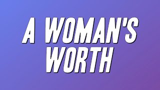 Alicia Keys - A Woman&#39;s Worth (Lyrics)