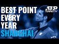 Best Point Every Year From Shanghai: 2009-2018