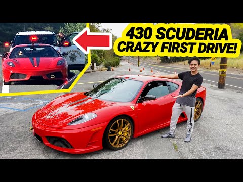 Ferrari 430 SCUDERIA FIRST DRIVE! Full Review, Exhaust Sound, POV Canyon Drive