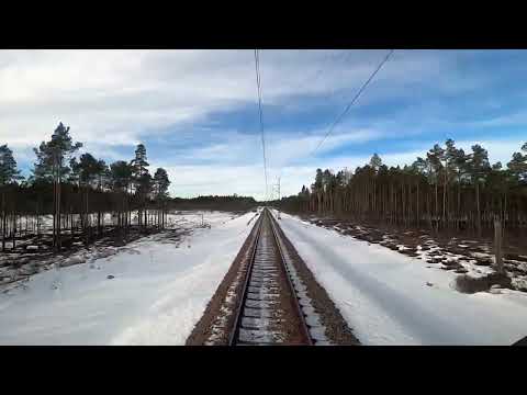 4K CABVIEW: Merry Xmas! (Gävle-Ljusdal)