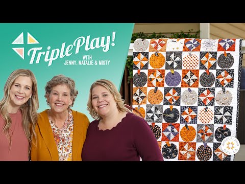 Triple Play: 3 NEW Pinwheel Quilts with Jenny Doan of Missouri Star (Video Tutorial)