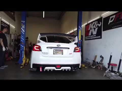 SUBIE RUMBLE UNLEASHED!!! GREDDY RS Race Cat Back Exhaust for the 2018 Subaru WRX/STi