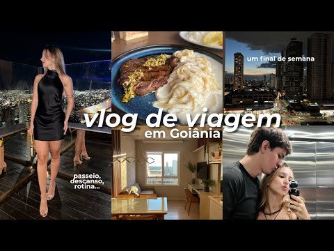 VLOG DE VIAGEM em Goiânia | rotina, descanso, passeios...