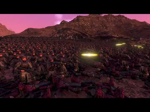 11,550 Infected Lizardmen & Goblin Archers VS. Every UNSC Marine Enlisted in 2552