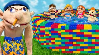 Jeffy Builds A LEGO Pool!