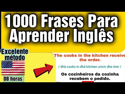1000 Frases. Melhor Maneira para Aprender Inglês dormindo.? 8 horas de Prática Inglês. Learn English