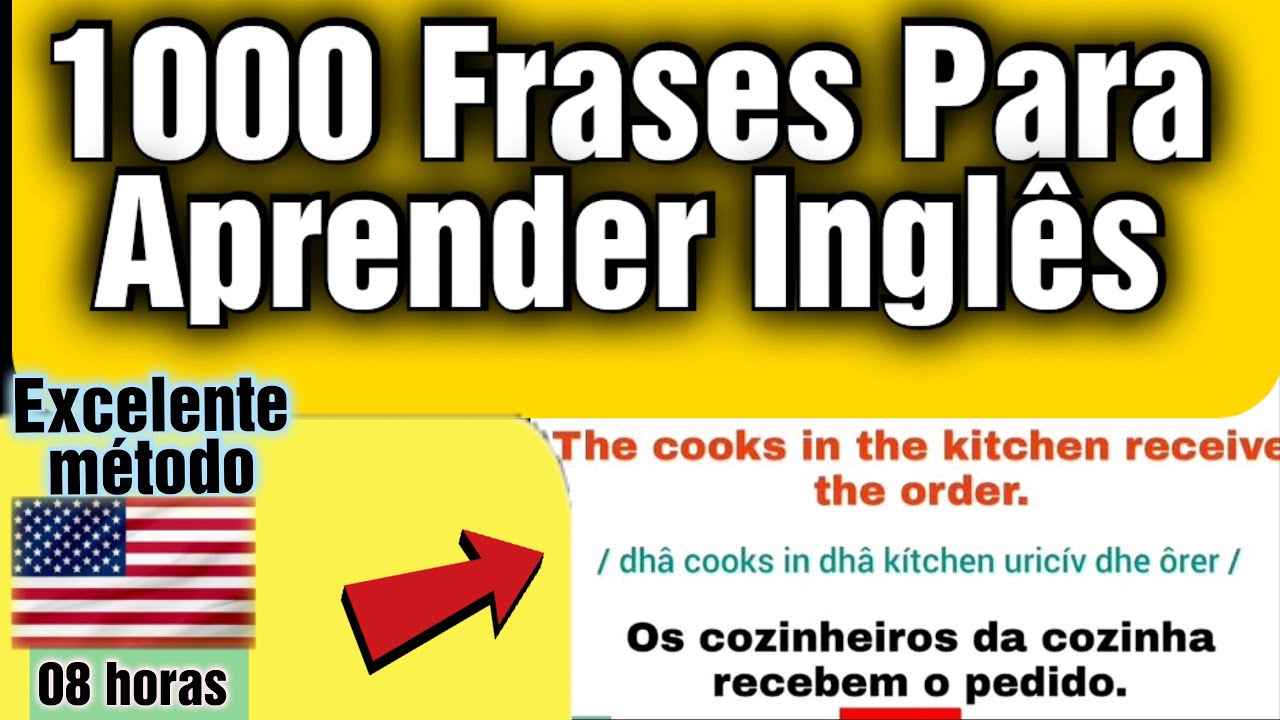 1000 Frases. Melhor Maneira para Aprender Inglês dormindo.? 8 horas de Prática Inglês. Learn English