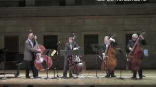 "Sweet Georgia Brown" - Talking Hands, Bass Quartet at ISB 2013
