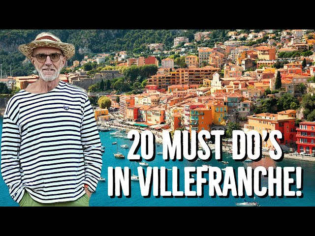 Travel vlog - 20 Things You MUST DO In VILLEFRANCHE, Insider Guide! 🇫🇷