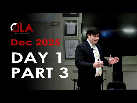 Day 1 Part 3 | Dec 2025 - Jan 2026 | Dan Peña QLA Hard Core Castle Seminar