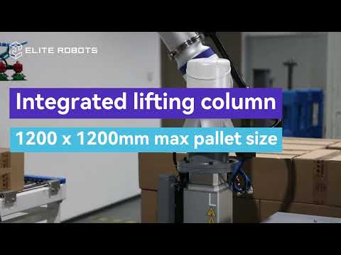 📦Elite Robots CP Series Cobot Palletizing Solution