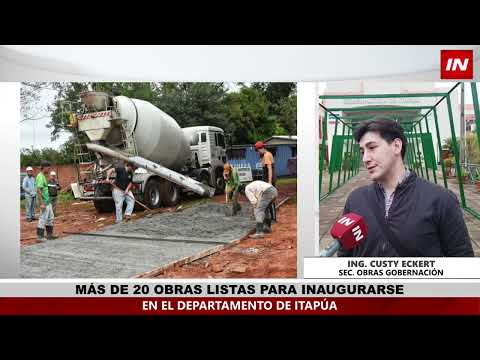 GOBERNACIÓN DE ITAPÚA ACELERA INAUGURACIONES Y OBRAS MILLONARIAS