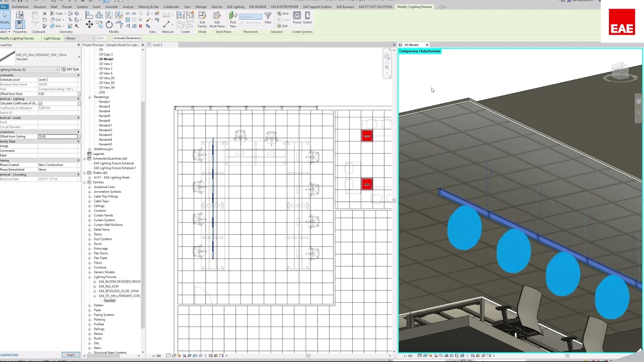 EAE Revit Lighting Plug-in | EAE Lighting