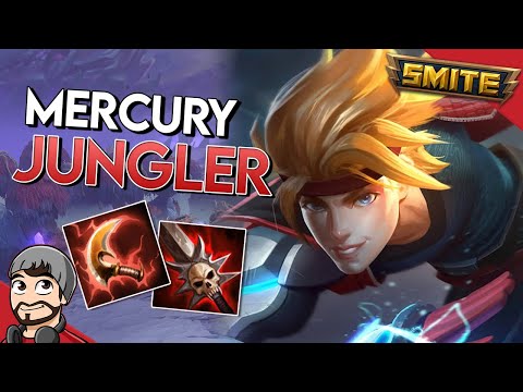 COMEÇANDO DEVAGAR, MAS DEPOIS É TAPA! MERCURY JUNGLER - Ranked Conquista - ⚡ Smite BR