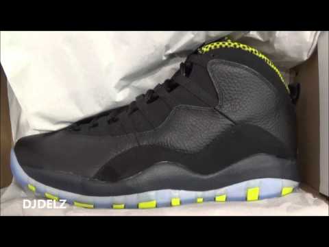 Air Jordan 10 Venom Green X Retro  Sneaker Review Video