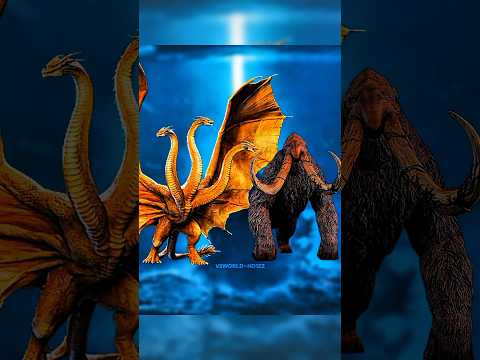 King Ghidorah vs Monsters and Titans