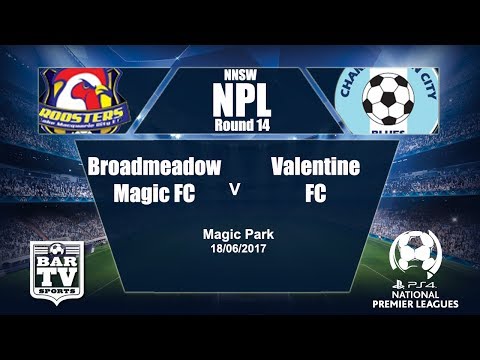 2017 Northern NSW NPL Round 14 Valentine FC v Broadmeadow Magic FC