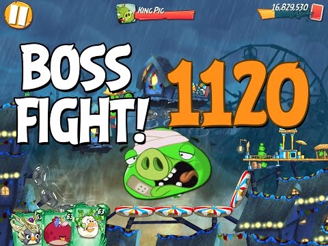 Angry Birds 2 Boss Fight 159! King Pig Level 1120 Walkthrough - iOS, Android
