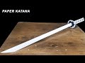 How to Make a Paper Katana Sword (Japanese Samurai Sword) DIY Origami