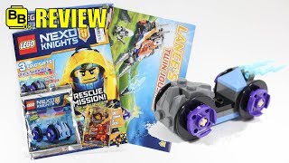 YouTube thumbnail: LEGO NEXO KNIGHTS ISSUE 17 MAGAZINE ROCK SPEEDER REVIEW