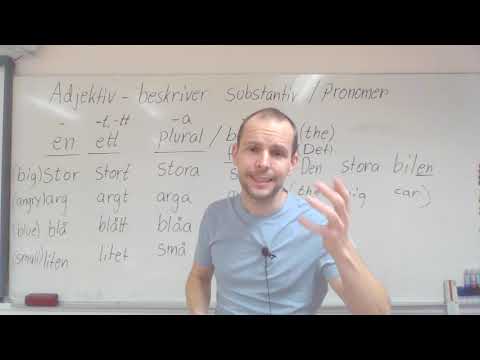 Swedish adjective in english (part one)