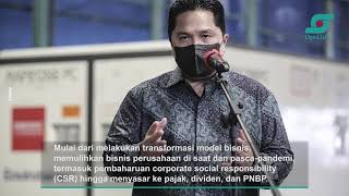 BUMN Dituntut Banyak Hal, Erick Thohir: Pasti Direksi Sekarang Lagi Stres | Opsi.id