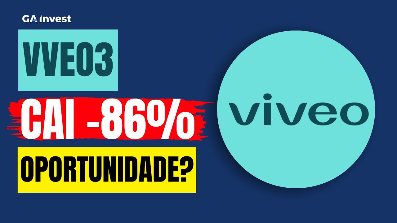 🚨VVEO3 CAIU -86%, É OPORTUNIDADE? | VALE A PENA INVESTIR EM VIVEO? | #VVEO3
