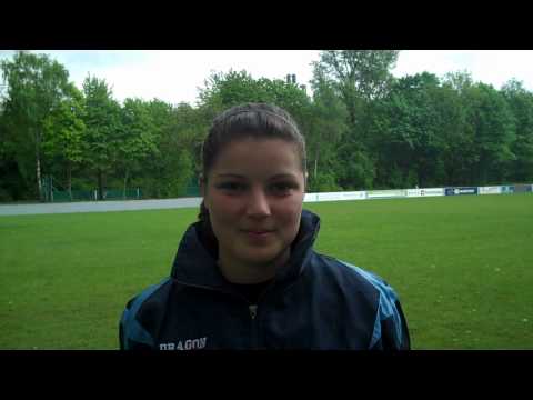 Gülhiye Cengiz zum Spiel der 2. des FCR 01 Duisburg vs 1. FC Köln