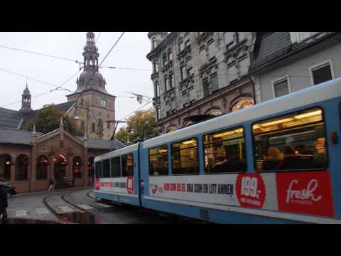 Oslo Tramway Line No.12 will depart Kirkeristen tram stop