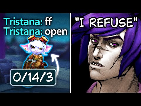 This INTING Tristana Doesn't Know That Sett Is BROKEN!