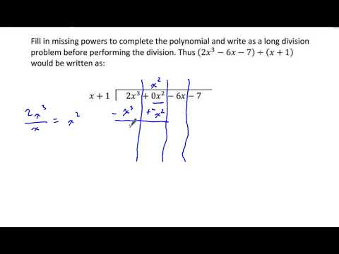 HCC 022 - 5 Polynomial Division