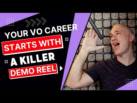 Your Voiceover Career Starts with A Killer Demo Reel - VO Demo Production featuring David Piper