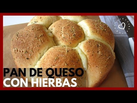 PAN CASERO DE QUESO CON HIERBAS AROMÁTICAS | El pan más espectacular hecho en Casa!