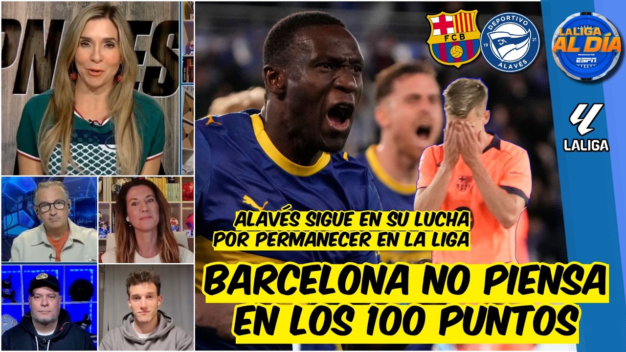 BARCELONA PERDIÓ vs un ALAVÉS que luchó con todo para salir de ZONA DE DESCENSO | La Liga Al Día