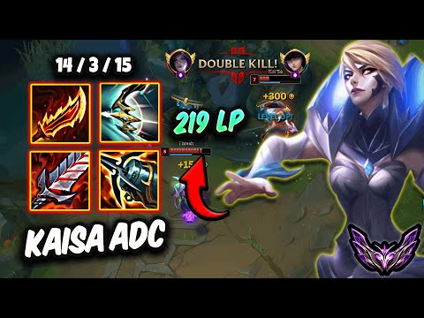 Kaisa vs Caitlyn ADC ( 57% WINRATE ) Korea Master 219 LP | Patch 25.21