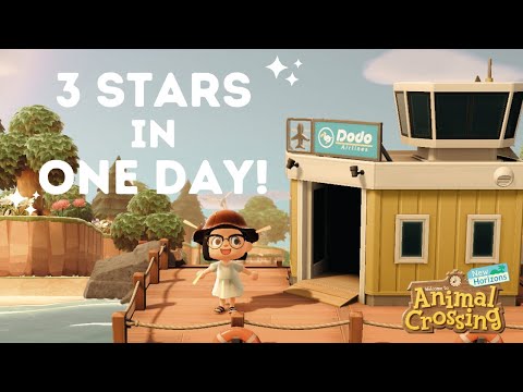 Getting to 3 Stars in ONE DAY | Animal Crossing New Horizons