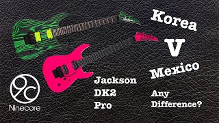 Video thumbnail for JACKSON DK2 PRO SERIES COMPARISON ASH V ALDER KOREAN V MEXICAN? by Ninecore Neil