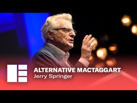 Jerry Springer Full Lecture | Alternative MacTaggart | Edinburgh TV Festival 2019