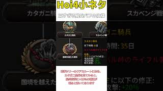 Hoi4小ネタ 騎兵バフの罠すぎる仕様
