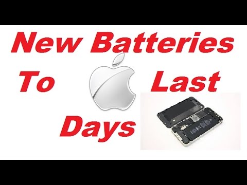 Apple Developing New Batteries To Make Tablets And Iphones Last Days!