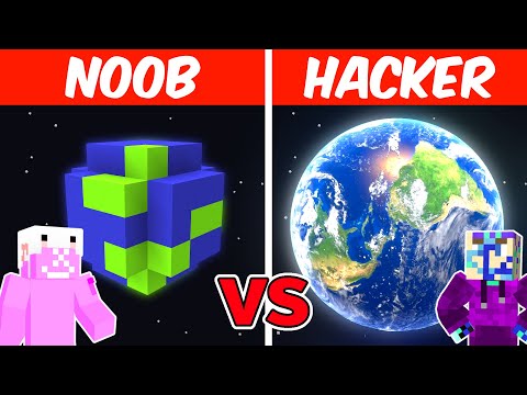 NOOB vs HACKER: I Cheated in a PLANET Build Challenge!!!