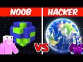 NOOB vs HACKER: I Cheated in a PLANET Build Challenge!!!
