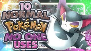 10 Normal Type Pokemon No One Uses