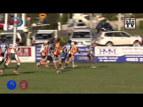 NHRU Round 4 Premier 1 Highlights - Nelson Bay Gropers v Lake Macquarie Roos