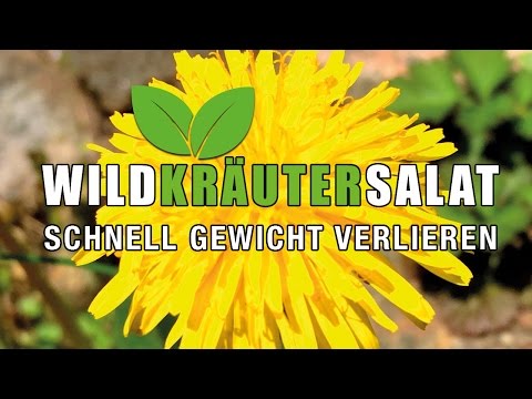 Rohkost REZEPT - Wild Kräuter Salat [SCHNELL GEWICHT VERLIEREN]