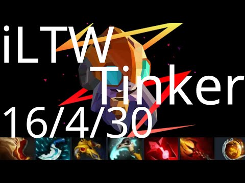 iLTW Tinker vs Pugna, Spectre, Clockwerk - 52k net worth ɷ◡ɷ - dota2