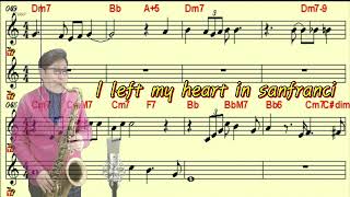 #I left my heart in sanfrancisco #테너색소폰(Tenor Saxophone)#악보첨부